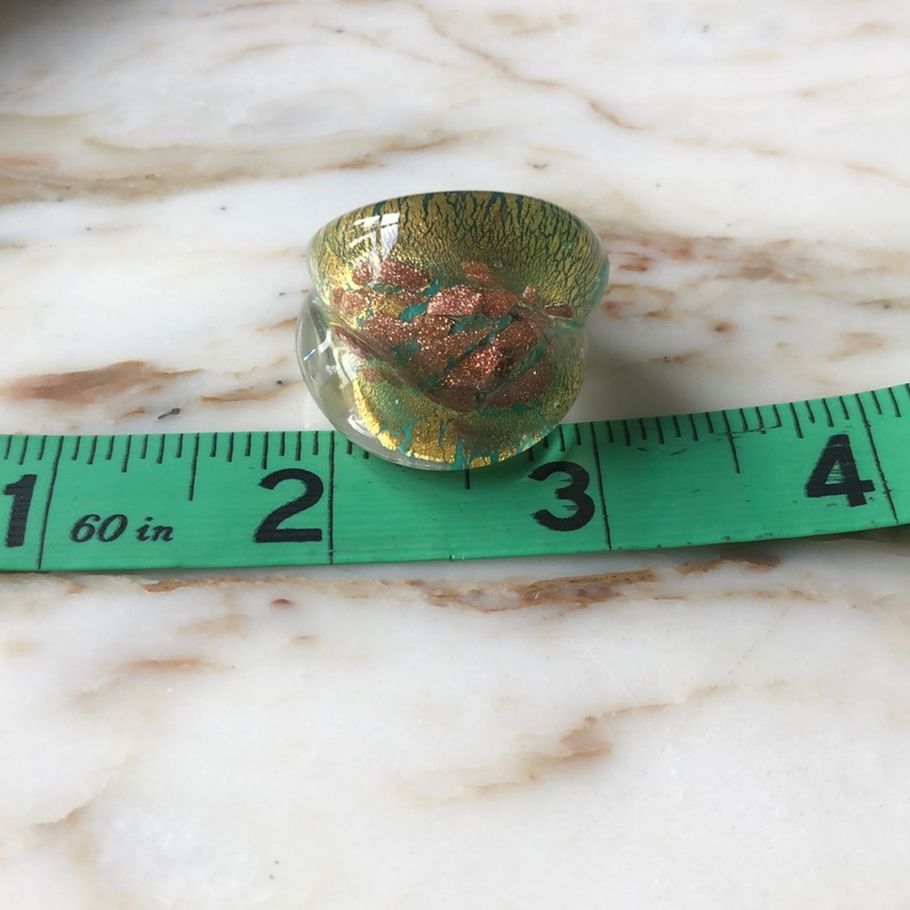 Like new- Murano glass ring - Picture 5 of 7